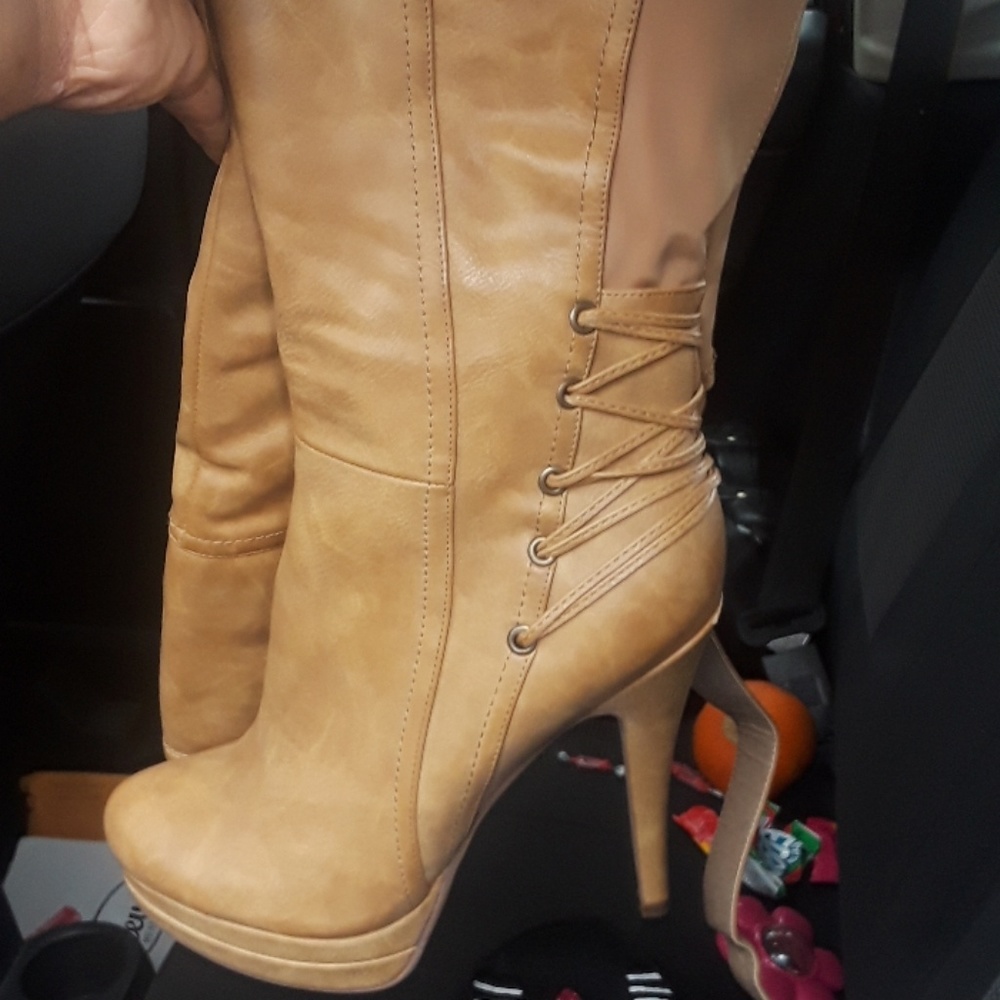 Size 11  Luichiny thigh high boots